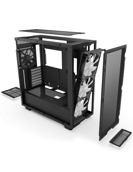 CM-H71FB-R1,Carcasa NZXT H7 Flow RGB Black, Fara Sursa "CM-H71FB-R1"