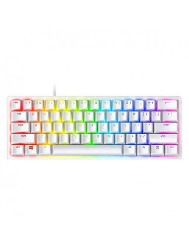 Tastatura Razer Huntsman Mini, alba,RZ03-03390400-R3M1