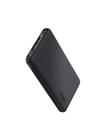 TR-24678,Baterie portabila Trust Primo Ultra-thin Eco, 10000mAh, 2x USB, 1x MicroUSB, 1x USB-C, Negru