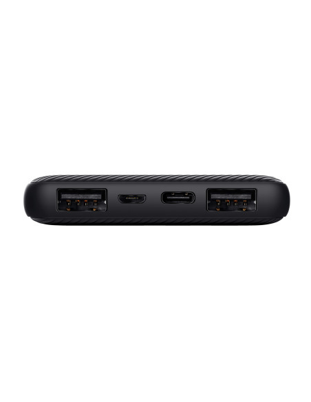TR-24678,Baterie portabila Trust Primo Ultra-thin Eco, 10000mAh, 2x USB, 1x MicroUSB, 1x USB-C, Negru