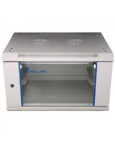 EX.8550,EXTRALINK EX.8550 6U 600X450 WALL-MOUNTED RACKMOUNT CABINET GREY, "EX.8550"