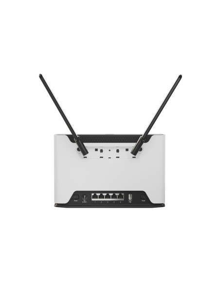 5HACD2HND-TCRG502Q-EA,ACCESS POINT Mikrotik "Chateau 5G" interior, 867 Mbps, port Gigabit x 5, antena externa x 2, 2.4 - 5 GHz, 