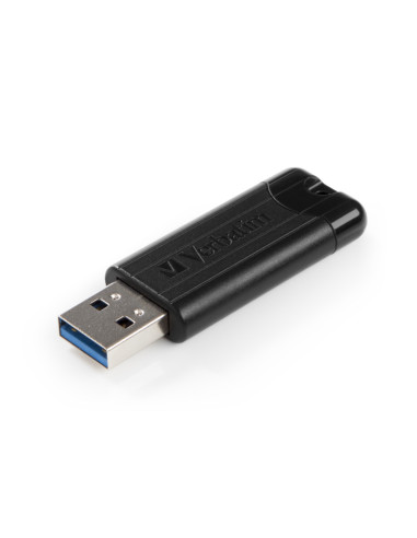 49319,MEMORIE USB VERBATIM PINSTRIPE 128GB USB 3.0, NEGRU "49319" (TIMBRU VERDE 0.03 LEI)