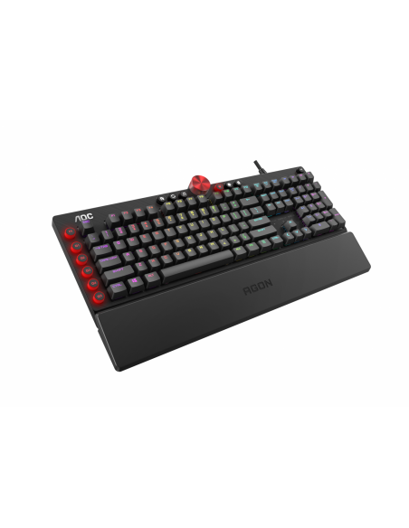 Tastatura Gaming AOC AGON AGK700, RGB, neagra,AGK700DRUH