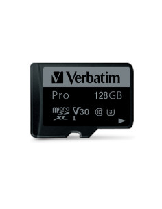 47044,MEMORIE SD CARD VERBATIM 128GB CLASA 10 ADAPTOR INCLUS "47044" (TIMBRU VERDE 0.03 LEI) 2