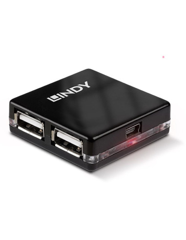RY-LY-42742,HUB USB Lindy Mini 4 Port USB 2.0 "LY-42742"