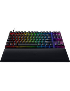 RZ03-03940300-R3M1,Tastatura Razer Huntsman V2 TLK Clicky Optical Purple Switch, RGB LED, USB, Negru