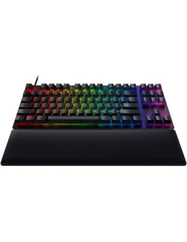 RZ03-03940300-R3M1,Tastatura Razer Huntsman V2 TLK Clicky Optical Purple Switch, RGB LED, USB, Negru