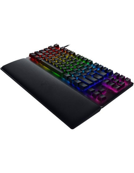 RZ03-03940300-R3M1,Tastatura Razer Huntsman V2 TLK Clicky Optical Purple Switch, RGB LED, USB, Negru