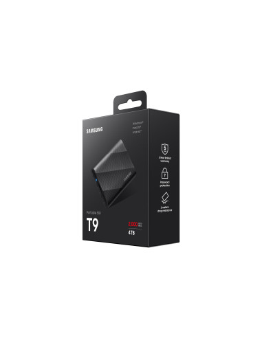 MU-PG4T0B/EU,SSD. Externe Samsung Portable SSD T9 4TB "MU-PG4T0B/EU"