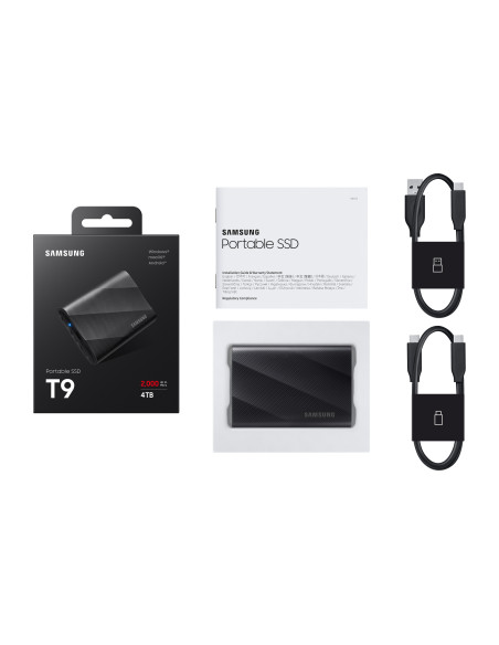 MU-PG4T0B/EU,SSD. Externe Samsung Portable SSD T9 4TB "MU-PG4T0B/EU"