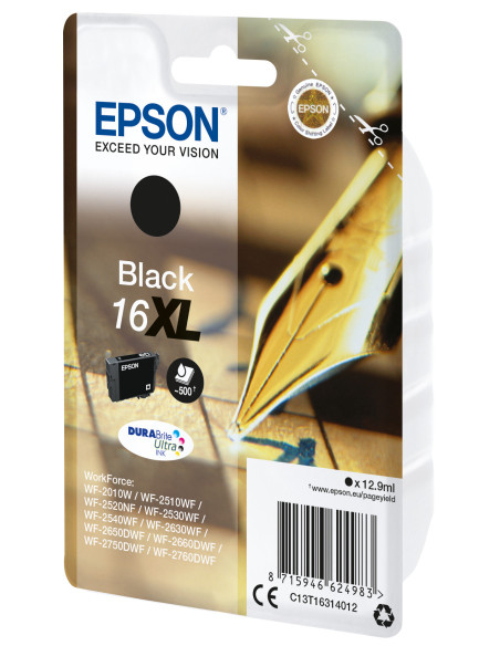 C13T16314012,Cartus cerneala Epson Black cap. mare 16XL T163140