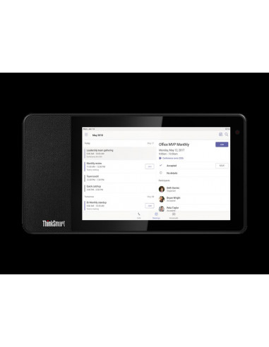 Lenovo ThinkSmart View, 8" HD (1280x800) IPS, 10-point