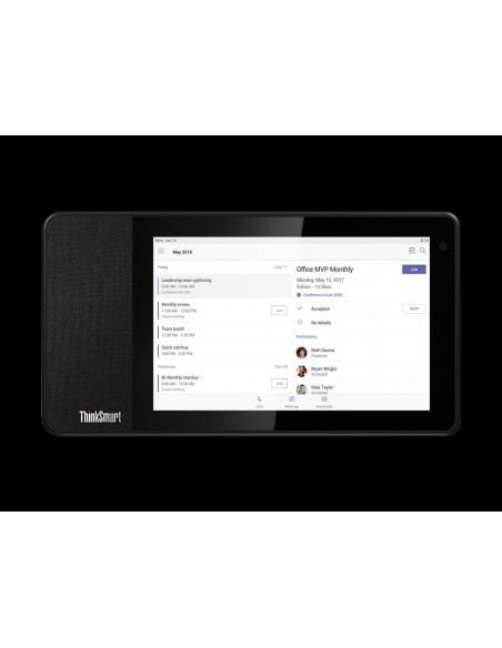 Lenovo ThinkSmart View, 8" HD (1280x800) IPS, 10-point