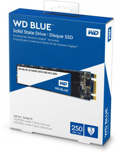 SSD WD Blue, 250GB, M.2 2280,WDS250G2B0B
