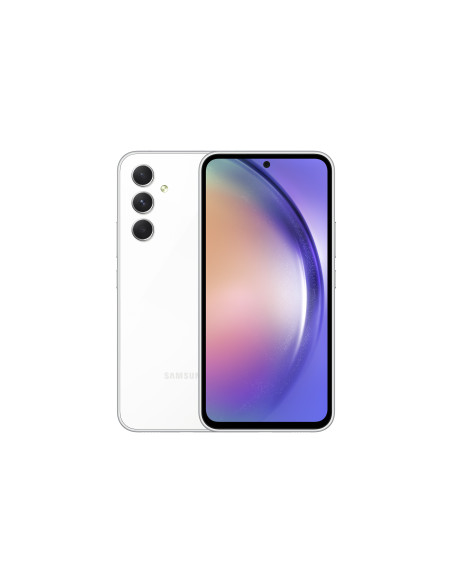 PHT16623,Samsung Galaxy A54 5G SM-A546B/DS, 16,3 cm (6.4"), 8 Giga Bites, 128 Giga Bites, 50 MP, Android 13, Alb
