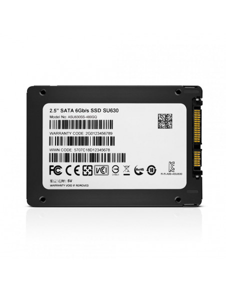 ASU630SS-480GQ-R,SSD ADATA SU630, 480GB, 2.5", SATA III
