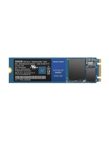 SSD WD Blue SN500, 500GB, NVMe, M.2,WDS500G1B0C