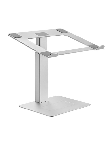 NBS-D1-02,Stad Gembird notebook 15.6", reglare inaltime: 225-380mm, suporta greutate: 5Kg, tampon silicon, aluminiu, silver, "NB