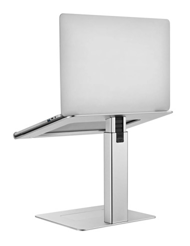 NBS-D1-02,Stad Gembird notebook 15.6", reglare inaltime: 225-380mm, suporta greutate: 5Kg, tampon silicon, aluminiu, silver, "NB