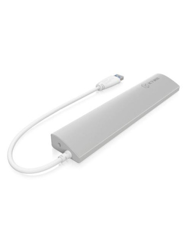 RY-IB-AC6701,Hub USB Raidsonic IcyBox IB-AC6701, 7x USB 3.2 gen 1, Silver