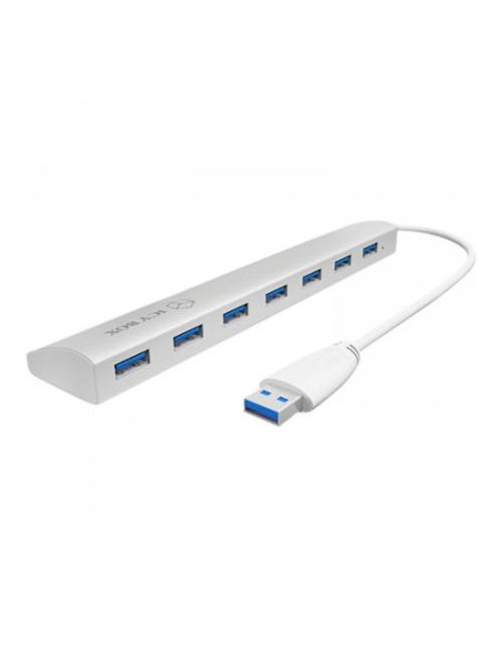RY-IB-AC6701,Hub USB Raidsonic IcyBox IB-AC6701, 7x USB 3.2 gen 1, Silver