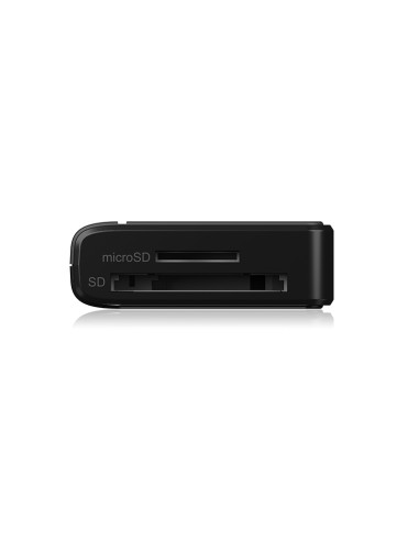 RY-IB-HUB1423CR-U3,HUB extern Icy Box, porturi USB: USB 3.0 x 2, USB-C x 1, conectare prin USB, card reader: SD/ MicroSD, plasti