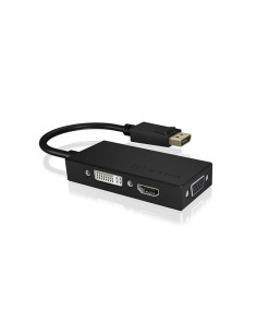 IB-AC1031,Cablu video Icy Box 3-in1 DP la HDMI, DVI-D, VGA, 4K la 30Hz, negru, "IB-AC1031"