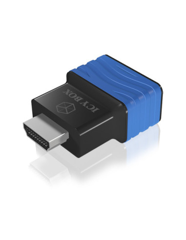 IB-AC516,Cablu video Icy Box Dongle HDMI la VGA, Albsatru, plastic, negru, "IB-AC516"