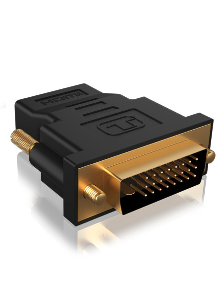 IB-AC552,Cablu video Icy Box DV-D la HDMI, negru, PVC, "IB-AC552"