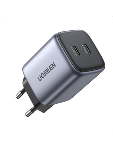 90573,INCARCATOR retea Ugreen, Nexode "CD294" Quick Charge 45W GaN, 1 x USB Type-C 5V/3A, gri "15326"
