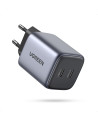 90573,INCARCATOR retea Ugreen, Nexode "CD294" Quick Charge 45W GaN, 1 x USB Type-C 5V/3A, gri "15326"