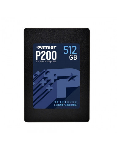 SSD Patriot P200, 512GB, 2.5'', SATA III,P200S512G25