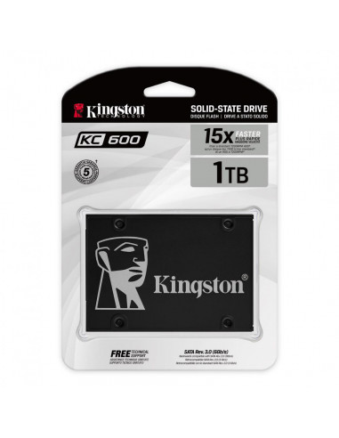 SSD Kingston KC600, 1TB, 2.5", SATA III,SKC600/1024G
