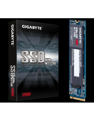 SSD Gigabyte, 128GB, NVMe, M.2,GP-GSM2NE3128GNTD