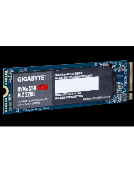 SSD Gigabyte NVMe, 256GB, M.2,GP-GSM2NE3256GNTD
