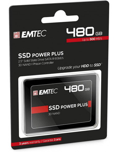 SSD EMTEC X150, 480GB, 2.5", SATA III,ECSSD480GX150