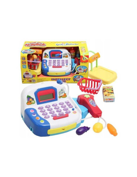 5902020587705,Jucarie interactiva Malplay Casa de marcat cu microfon si cos de cumparaturi
