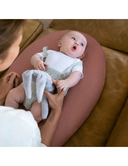 BB-35001025,Doomoo - Perna mare 3 in 1 Comfy Big Tetra Brick din bumbac organic: perna gravide, suport pentru hranire, suport pe BB-35001025,Doomoo - Perna mare 3 in 1 Comfy Big Tetra Brick din bumbac organic: perna gravide, suport pentru hranire, suport pe