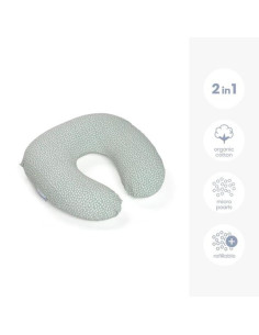 BB-S60,Doomoo - Perna pentru alaptat 2 in 1 Softy Cloudy kaki 2