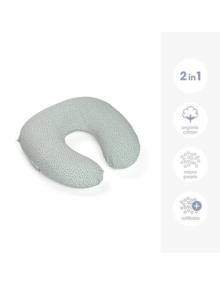 BB-S60,Doomoo - Perna pentru alaptat 2 in 1 Softy Cloudy kaki