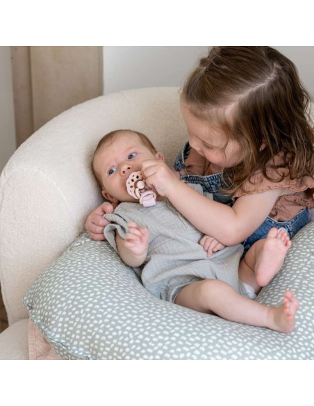 BB-S60,Doomoo - Perna pentru alaptat 2 in 1 Softy Cloudy kaki