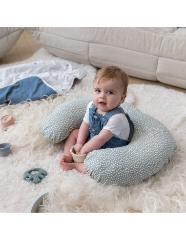 BB-S60,Doomoo - Perna pentru alaptat 2 in 1 Softy Cloudy kaki