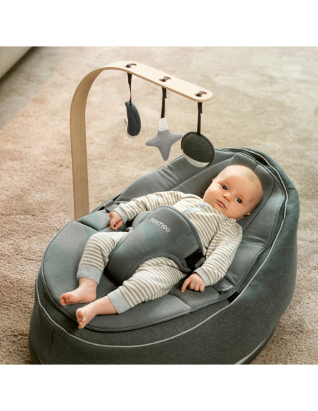 BB-ARCH05,Doomoo - Bara din lemn cu jucarii pentru sezlongul Seat'n Swing