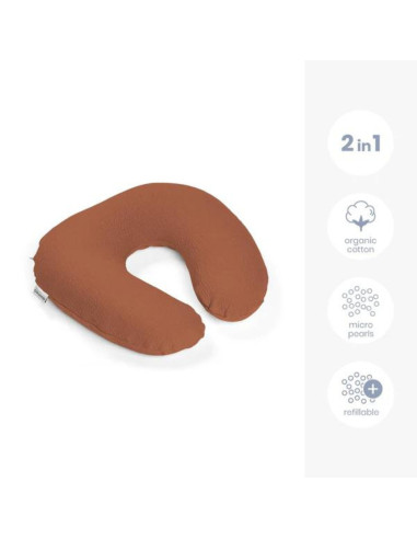 BB-S82,Doomoo - Perna pentru alaptat 2 in 1 Softy Tetra Jersay Terracotta BB-S82,Doomoo - Perna pentru alaptat 2 in 1 Softy Tetra Jersay Terracotta