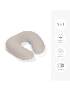 BB-S83,Doomoo - Perna pentru alaptat 2 in 1 Softy Tetra Jersay Sand 2