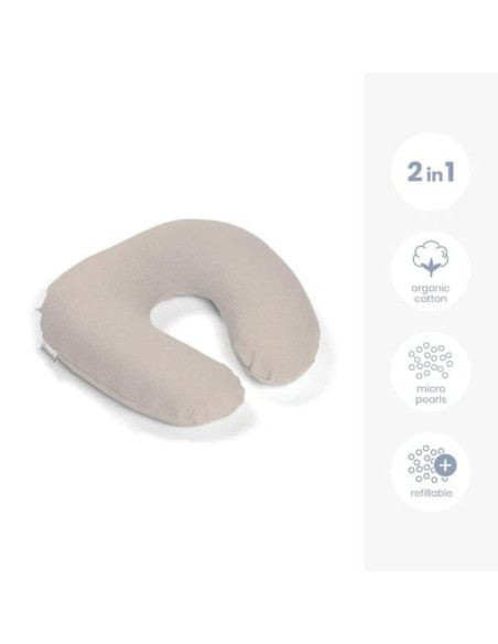 BB-S83,Doomoo - Perna pentru alaptat 2 in 1 Softy Tetra Jersay Sand BB-S83,Doomoo - Perna pentru alaptat 2 in 1 Softy Tetra Jersay Sand