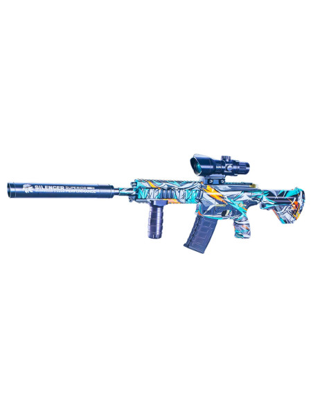 F808B,Mitraliera automata cu bile gel si accesorii