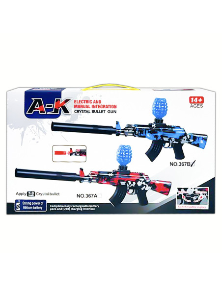 367B,Mitraliera automata cu bile gel si accesorii