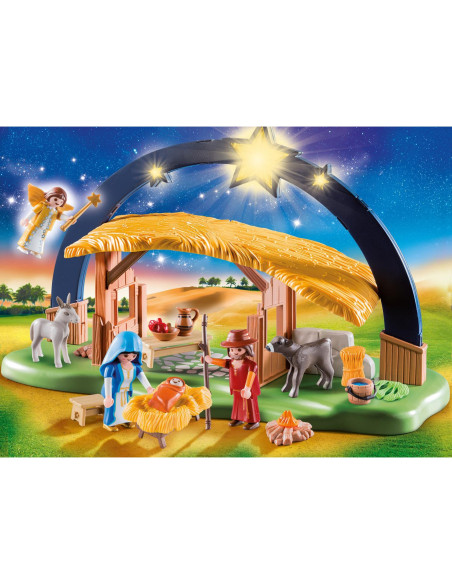 PM9494,Playmobil - Scena Nasterii Domnului Cu Lumina DISCONTINUAT